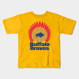 Classic Buffalo Braves Basketball Kids T-Shirt